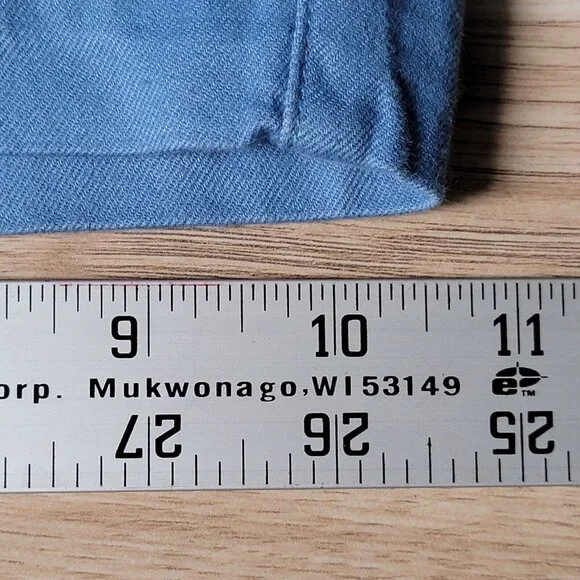 Peter Millar Pilot Twill Shorts Mens Size 33 Blue Chino Pima Cotton Stretch - Picture 10 of 15